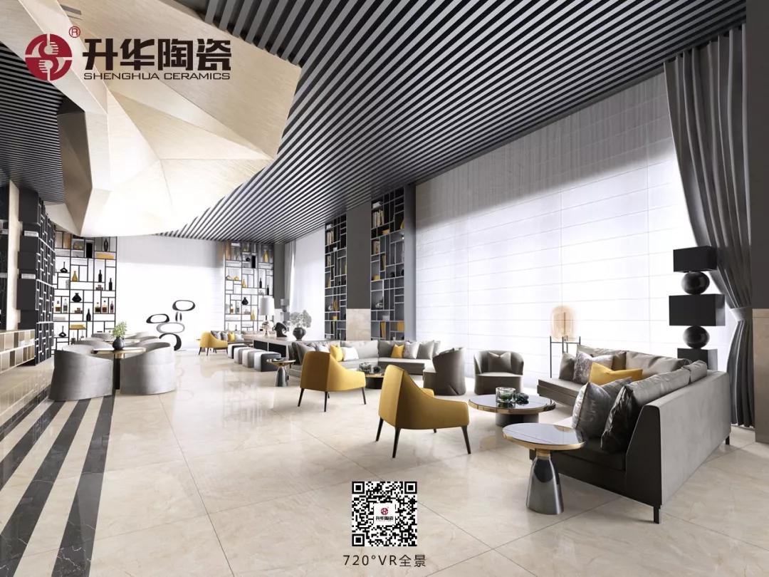 升华陶瓷 | 超平釉系列720°全景空间，这样的家居倍儿大气！! ！